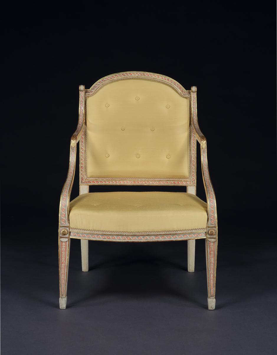 George III Painted Armchairs
