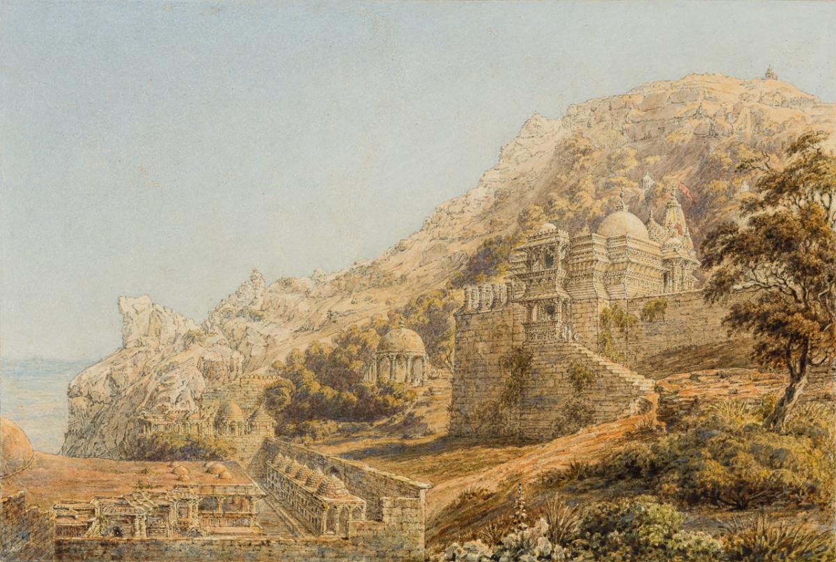 A View of Chittorgarh Fort - William Simpson
