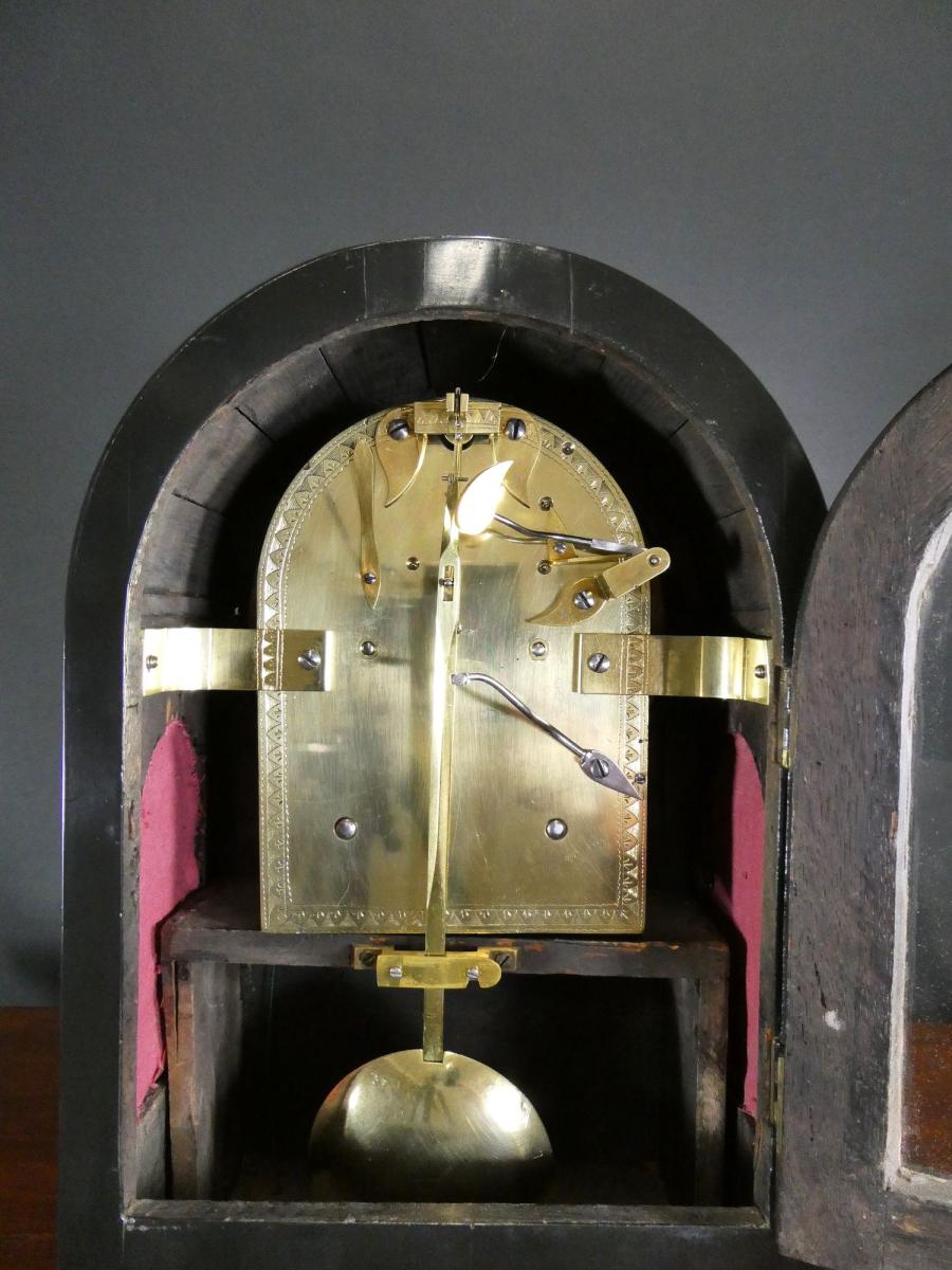Regency Ebonised Bracket Clock by John Hemingway