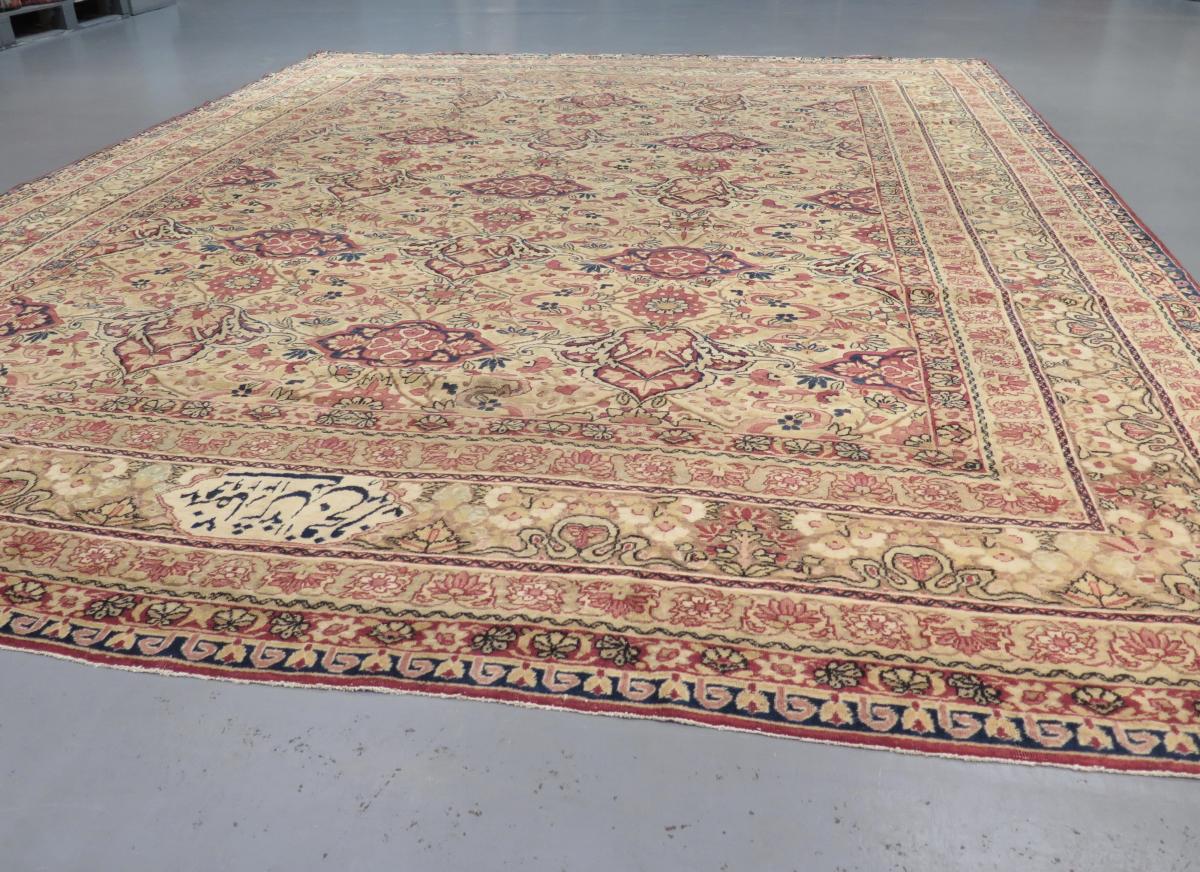 Nineteenth Century Signed Laver Kirman Carpet