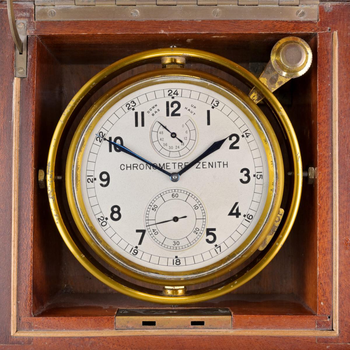 Bezel Wound Marine Chronometer