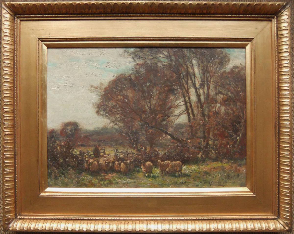 Owen Bowen "The First Sign of Spring" oil painting