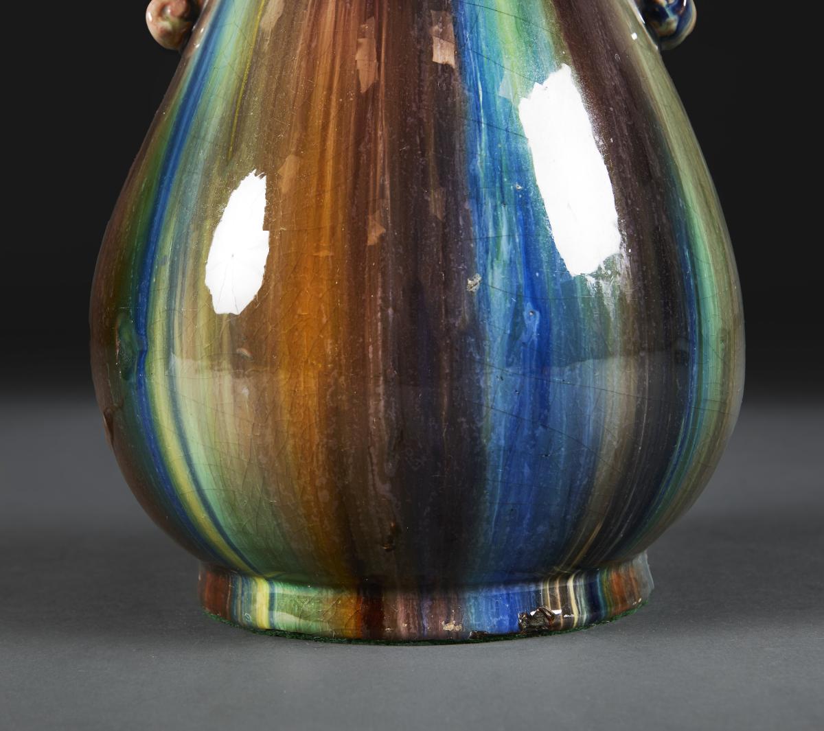 Christopher Dresser Drip Vase as a Lamp