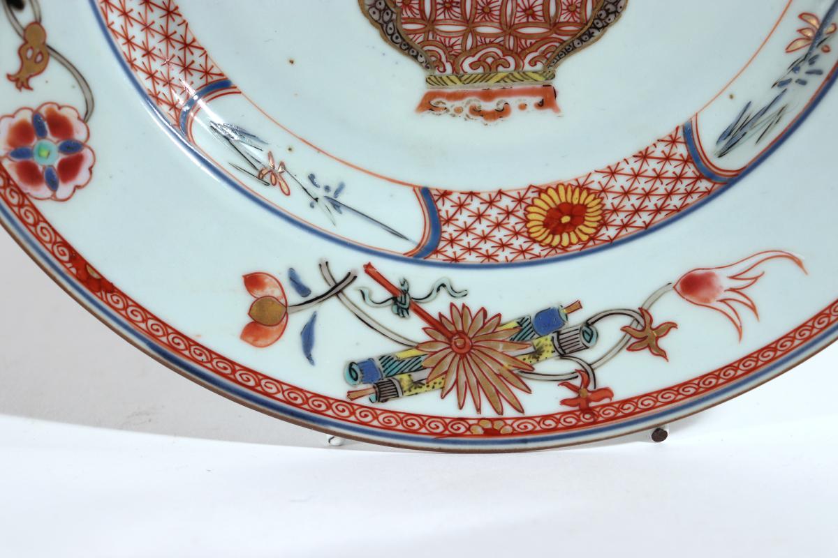 Chinese Export Porcelain Famille Rose Plates
