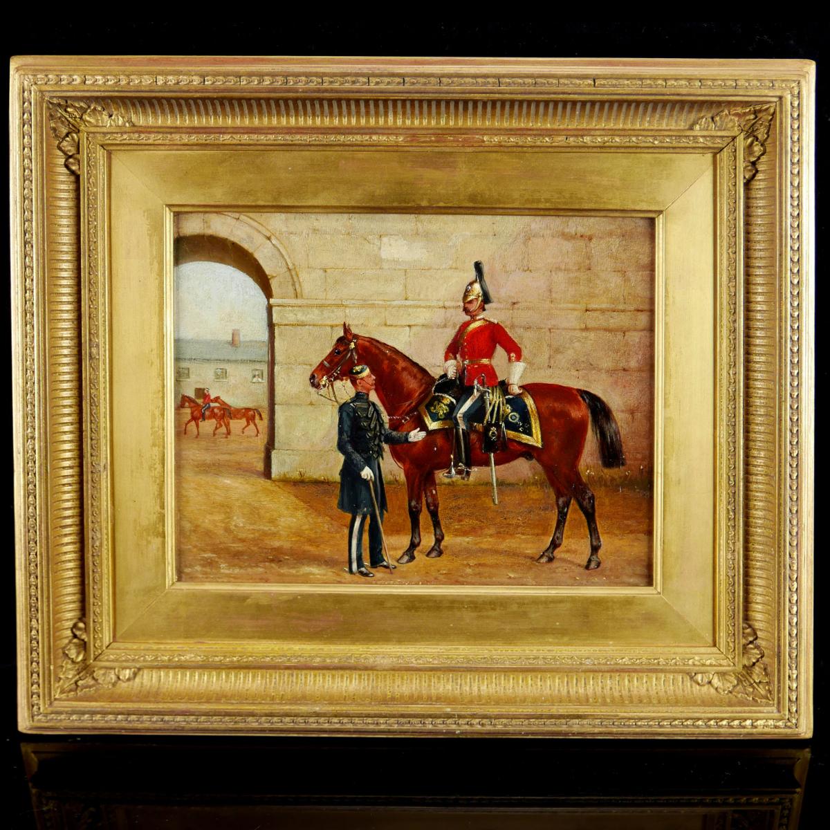 A Pair of Equestrian Portraits, 1884