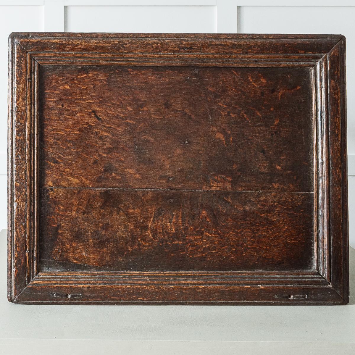 A good James I oak table-box, circa 1610