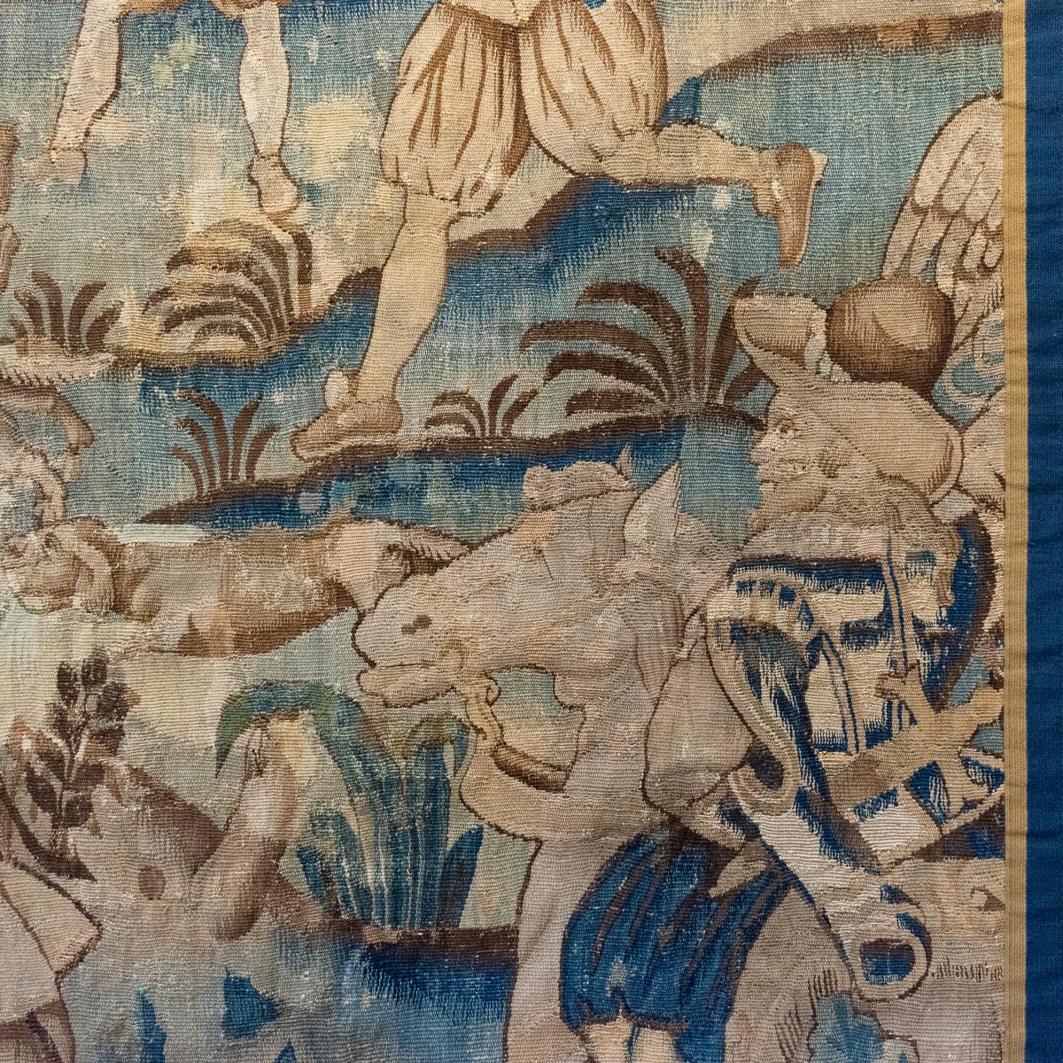 A 17th century tapestry panel, Flemish, circa 1600-20