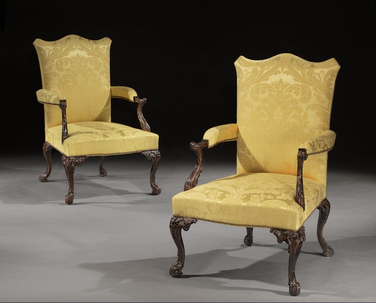 Mahogany Armchairs From The Collections of Walter P. Chrysler Jnr. 