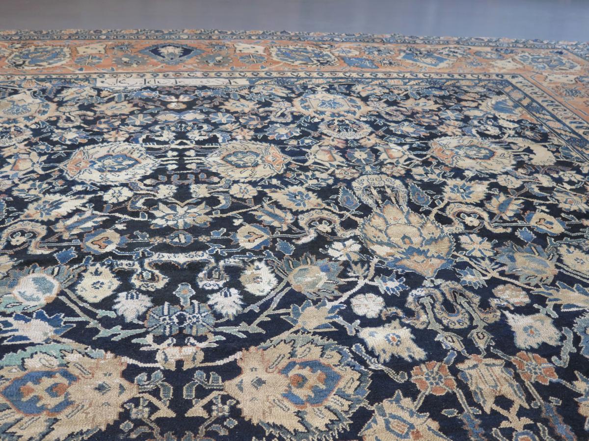 Large 19th Century Bibikabad Carpet, Signed