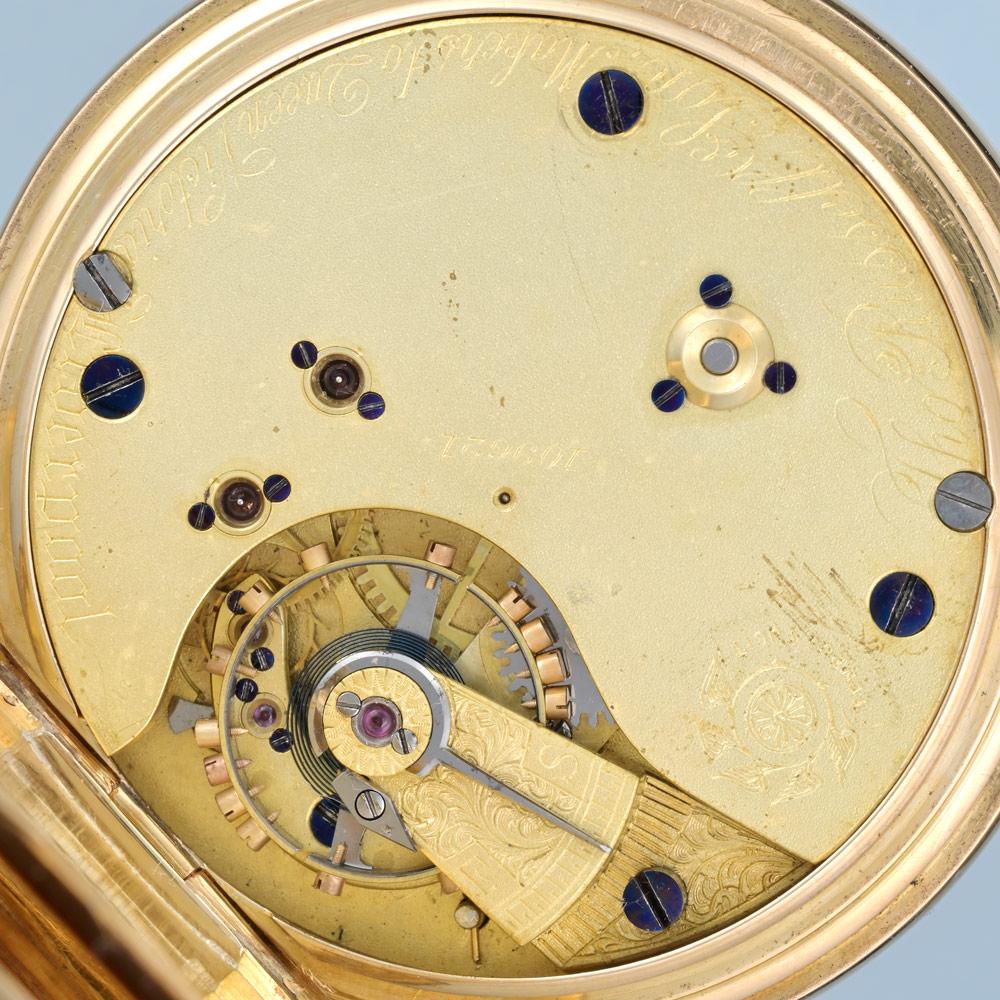 Unusual Half Hunter with up/down Dial