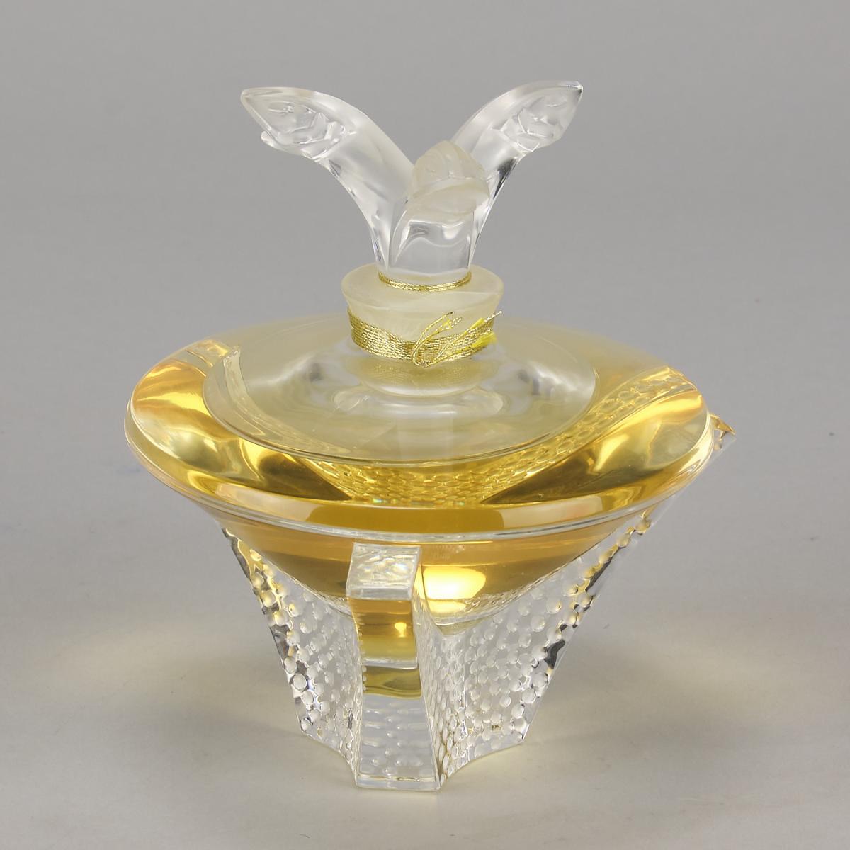 Contemporary Lalique Scent Bottle entitled "Cascade" by Marie-Claude Lalique