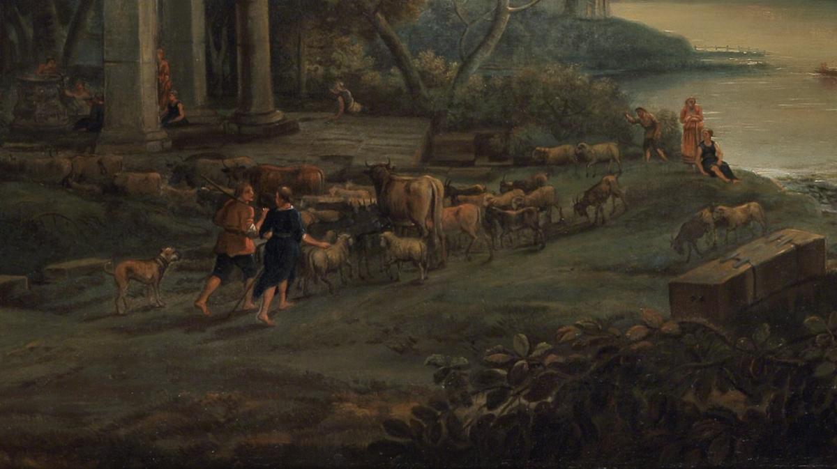 Classical Landscape with the Temple of Bacchus