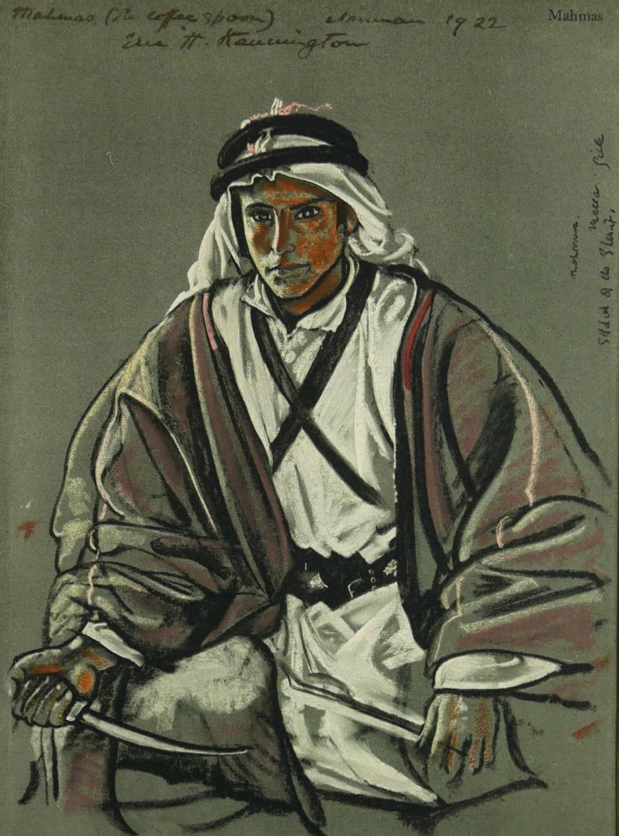 Lawrence of Arabia - Portrait of Mahmas, 1926