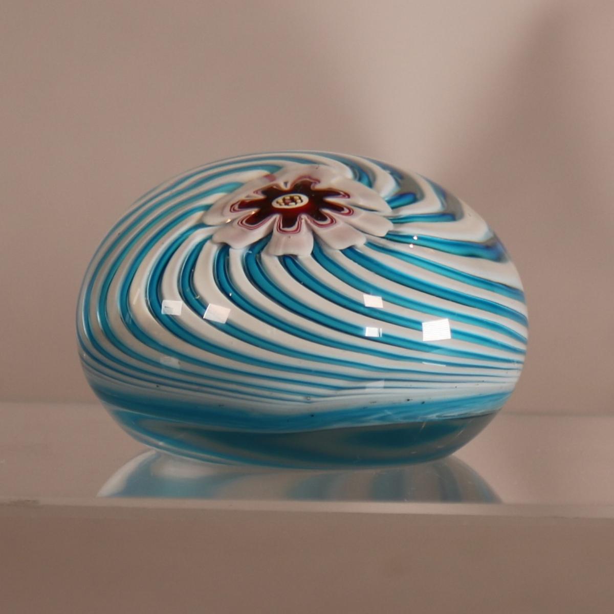 Side of 19th century French Clichy paperweight