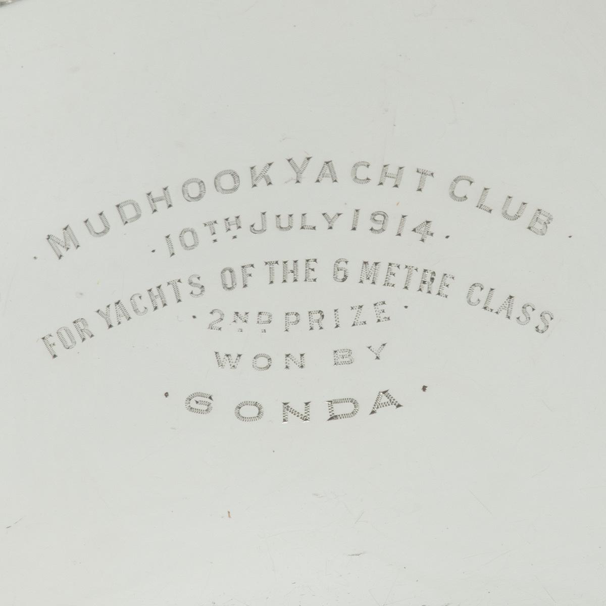 A Mudhook Yacht Club racing prize