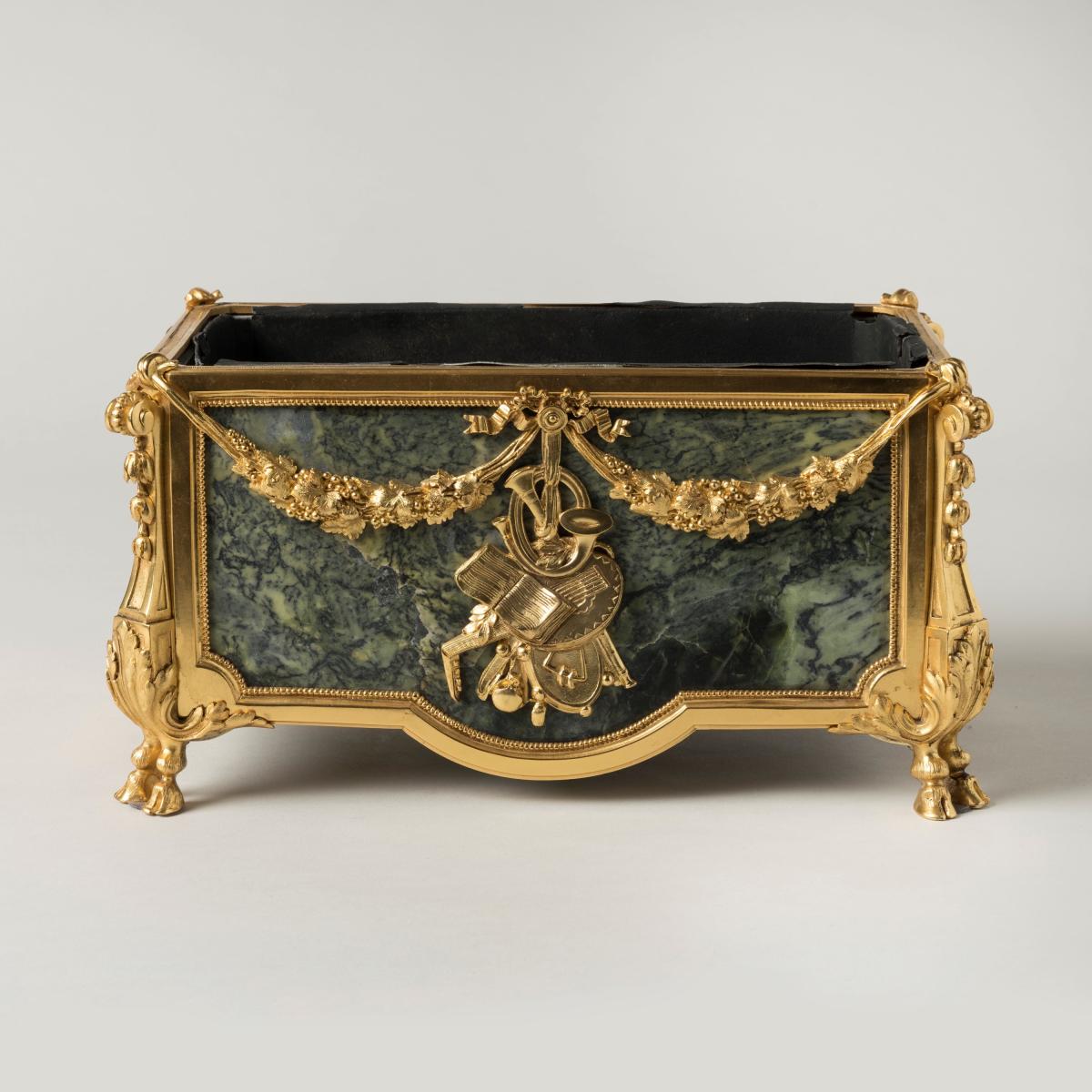 Ormolu-Mounted Marble Jardinière In the Louis XVI Style