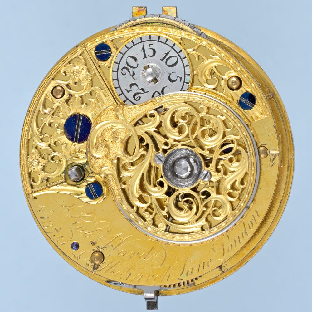 Gold and Enamel Chatelaine Watch