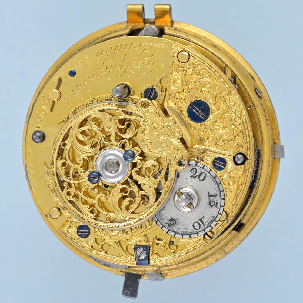 Gold and Enamel Repeater with Chatelaine