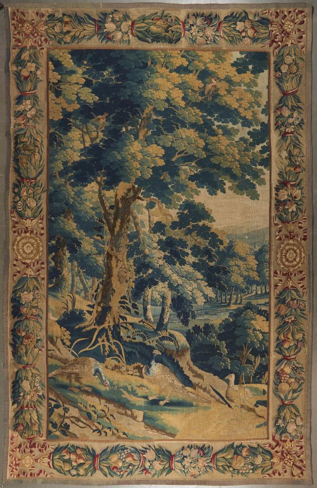 18th Century Verdure Tapestry of Large Scale