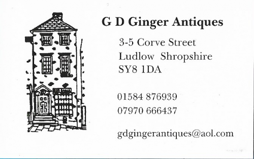 GD Ginger Antiques, 3-5 Corve street, Ludlow, Shropshire, SY8 1DA