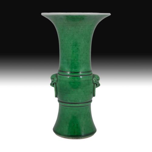 Phoenix Tail Gu-Shaped Vase