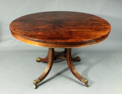 Regency rosewood centre table 