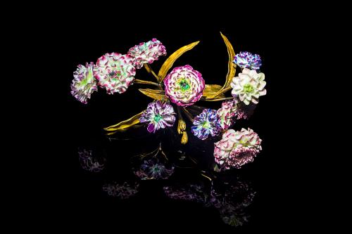 18th century French Vincennes Flowers