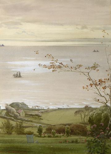 Edward Henry Fahey (1844-1907) - Looking out to Sea