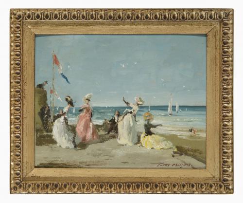 A day on the beach, Raoul Millais (1901-1999)