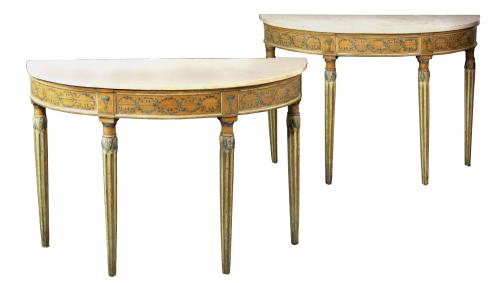 Pair of 18th century side or console tables