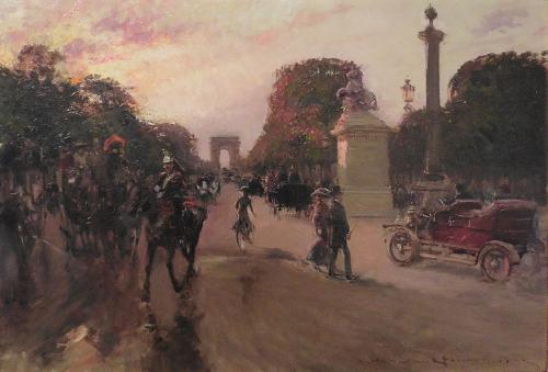 Les Champs Élysées, Paris - Georges Stein Born 1870—1955