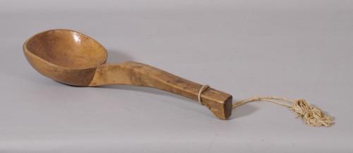 S/1226 19th Century Welsh Sycamore Ladle