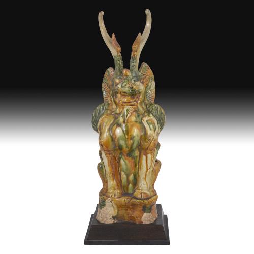 Sancai-Glazed Figure of an Earth Spirit