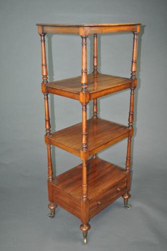 An early 19th century four-tier Whatnot