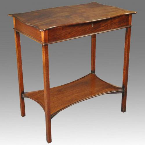 George III period Mahogany Dressing Table