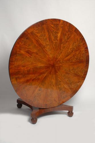 A Regency Mahogany Round Table, Circa 1810