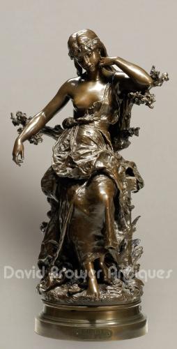 A large French bronze by Hippolyte Moreau