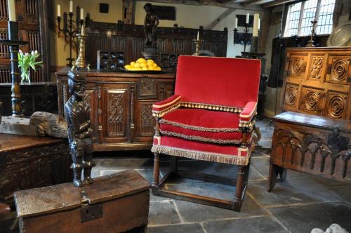 17th Century English Oak Upholders Chair, Circa 1650