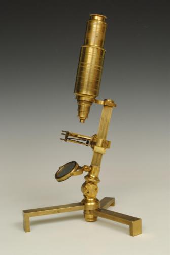 Compound Microscope, English, Circa 1830