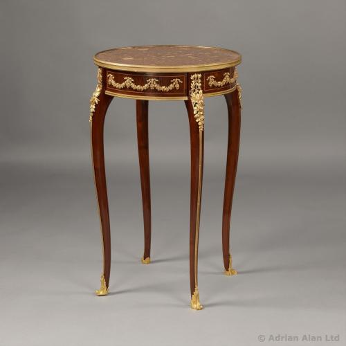 A Gilt-Bronze Mounted Mahogany Table Ambulante Attributed to Linke - © Adrian Alan Ltd, Fine Arts and Antiques