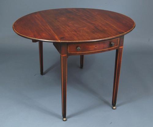 GEORGIAN PEMBROKE TABLE, English, Circa 1785