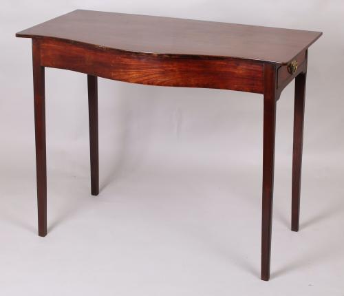 George III kperod mahogany side-table