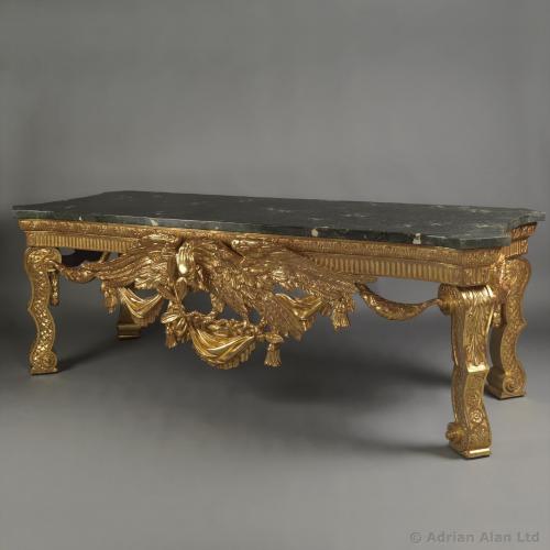 A George II Style Giltwood Console Table ©AdrianAlanLtd