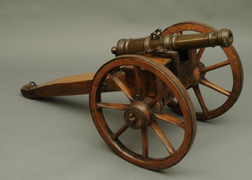 Large Example of a Model Field Cannon, European, Circa 1800