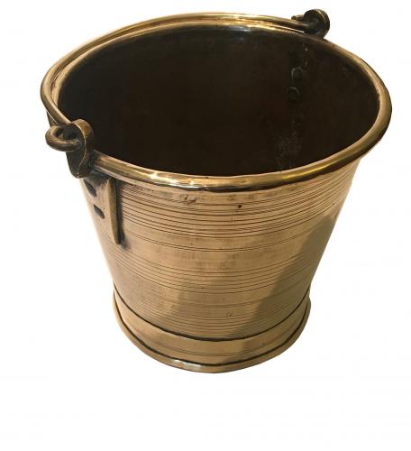 Brass campaign bucket