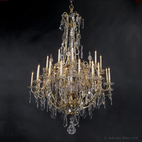 A Louis XV Style Thirty-Light Cage Chandelier ©AdrianAlanLtd