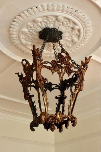 An America gilt bronze lantern, mid-19th century