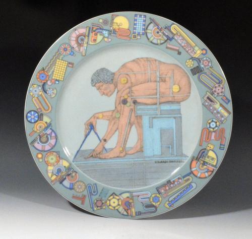Eduardo Paolozzi Rosenthal Porcelain Plate "After Newton"