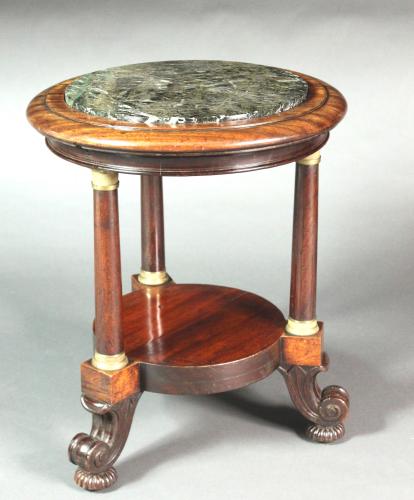 Regency mahogany stand or low table