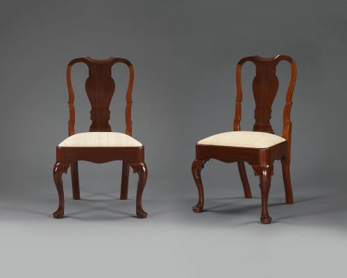 Set of six 18th Century High Back Dining Chairs